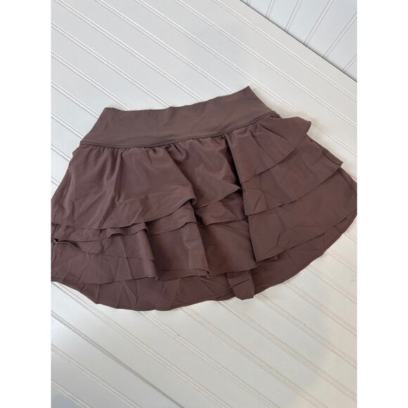 NWT Aerie Nylon Printed Skirt & Maggie Ruffle Skirt Bundle Sports Bundle Size L - Picture 6 of 8